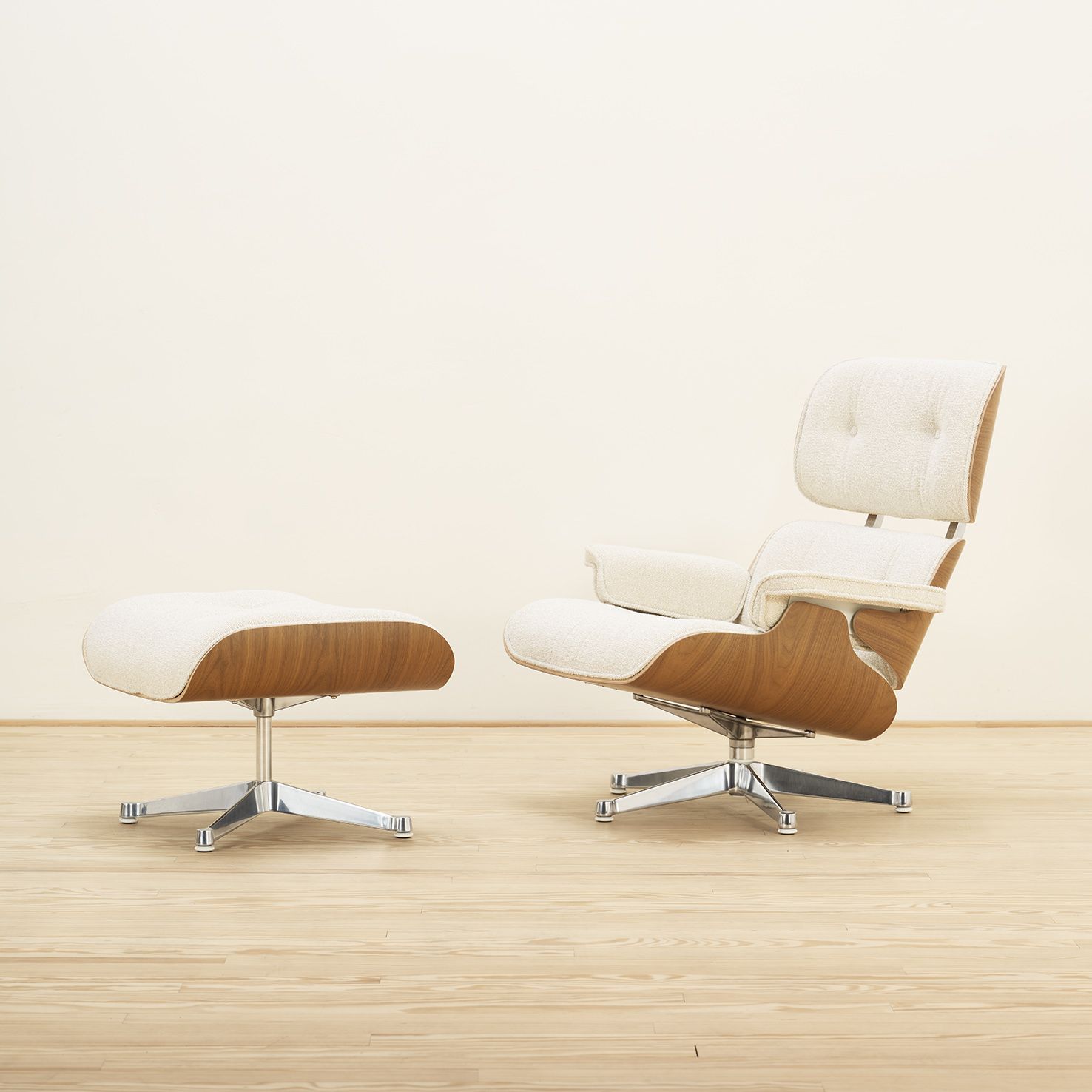 Eames Lounge Chair & Ottoman Tela - Vitra