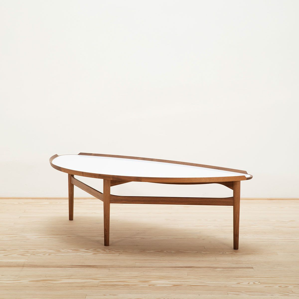 Mesa auxiliar Cocktail Nogal/Blanco - OneCollection