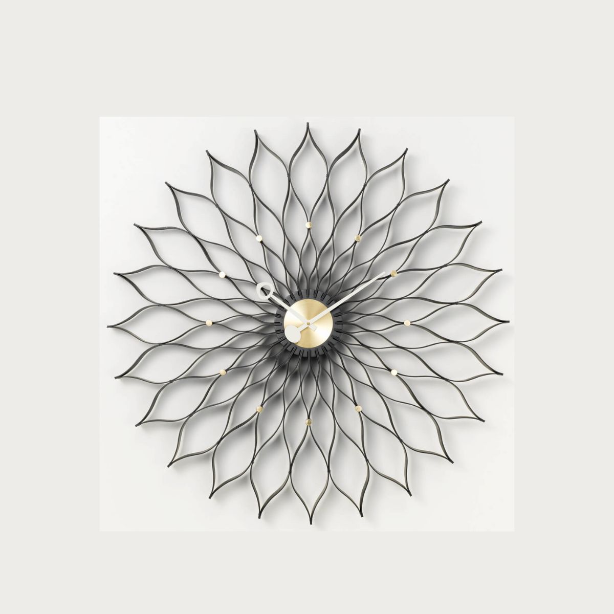 Reloj Sunflower Clock Fresno negro - Vitra
