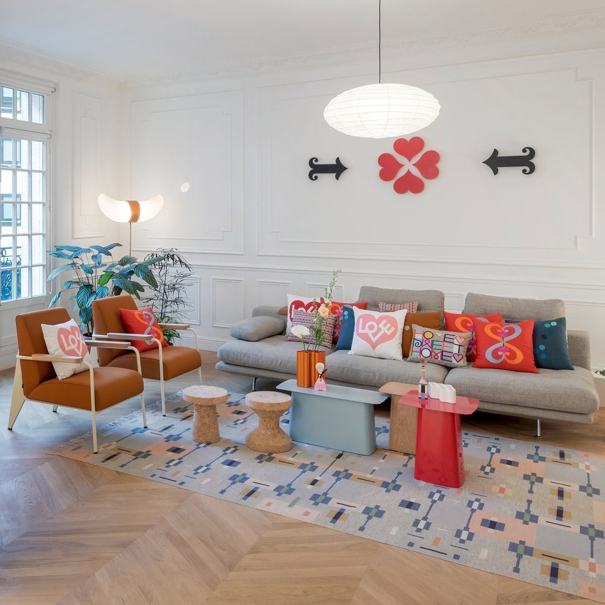 Cojín Home Sweet Home de Alexander Girard editado por Vitra