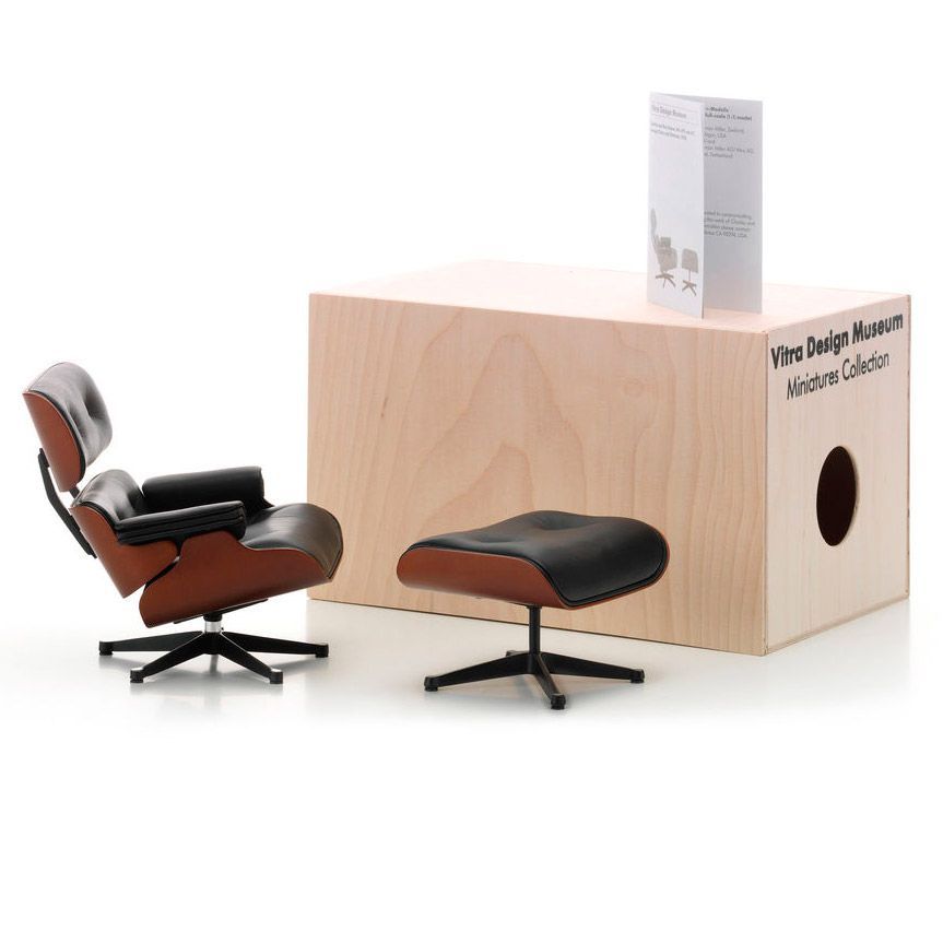 Miniatura Lounge Chair & Ottoman - Vitra (copia)