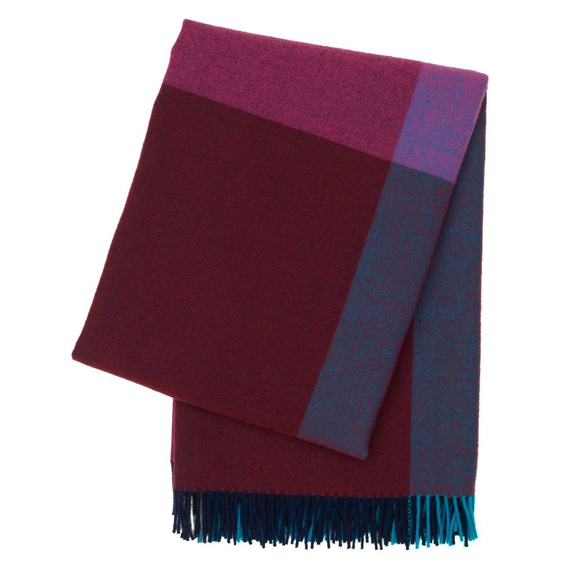 Manta Colour Block azul burdeos de Hella Jongerius - Vitra Manta Colour Block azul burdeos de Hella Jongerius editada por Vitra