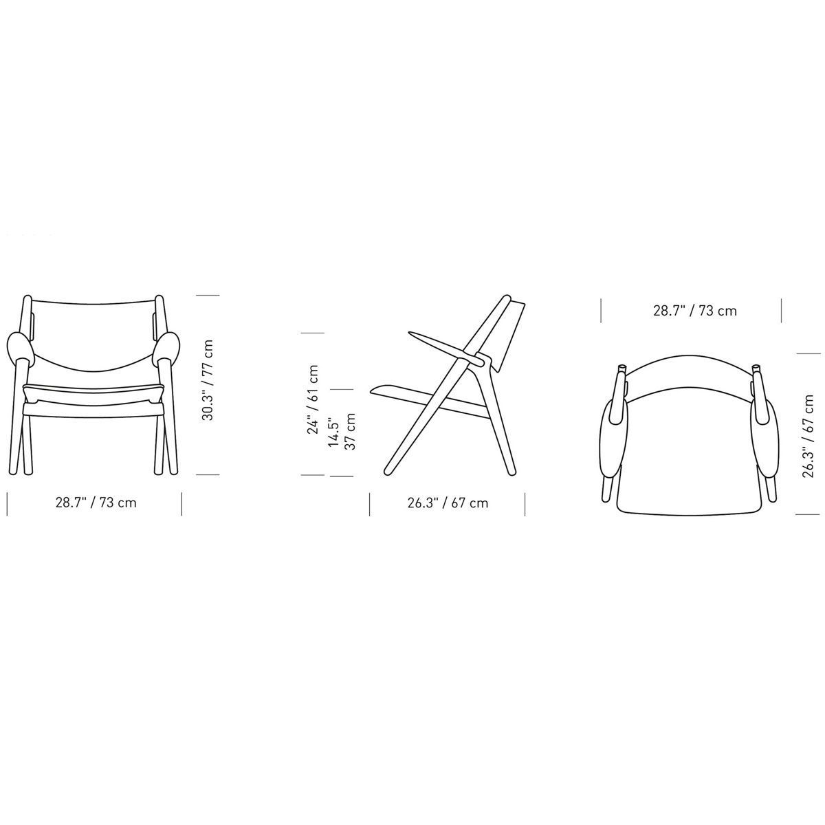 Butaca CH28T - Carl Hansen