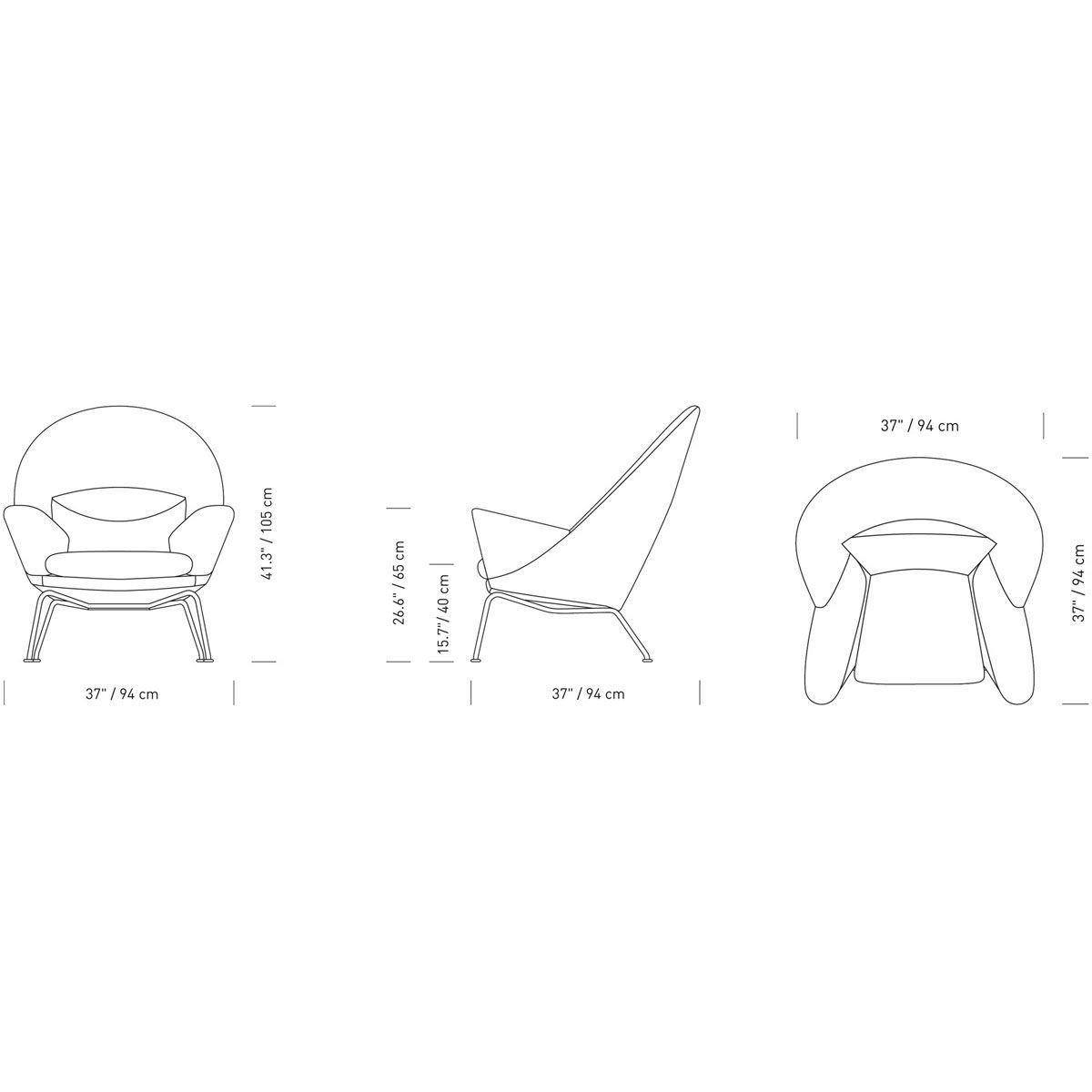 Butaca CH468 Oculus chair - Carl Hansen