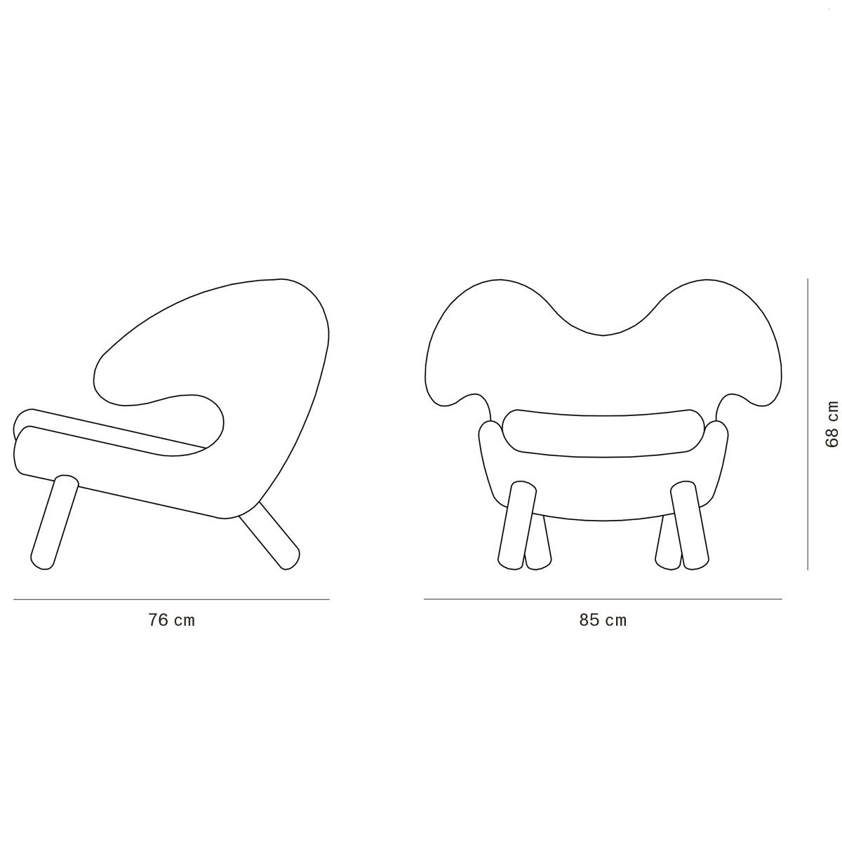 Butaca Pelican skandilock sheepskin - House of Finn Juhl