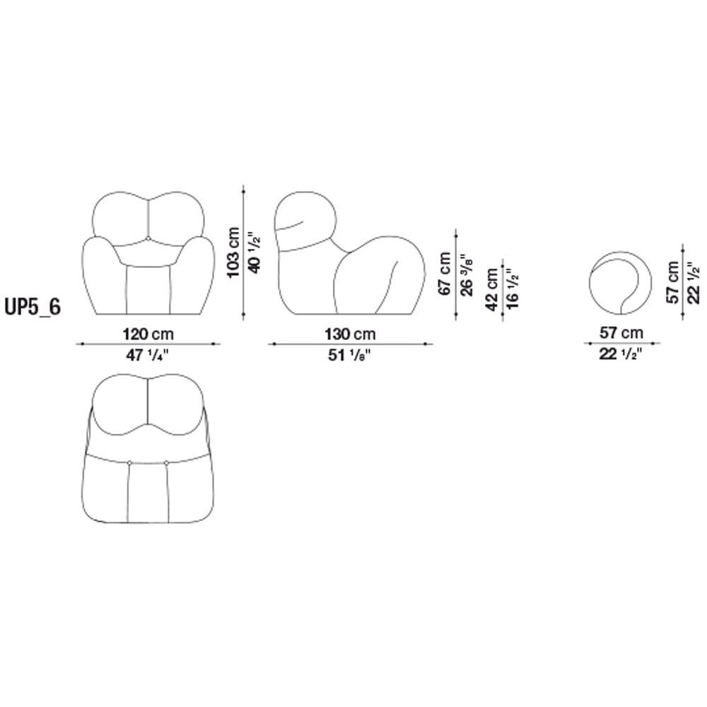 Butaca Serie UP 2000 - B&B Italia Butaca Serie UP 2000 - B&B Italia