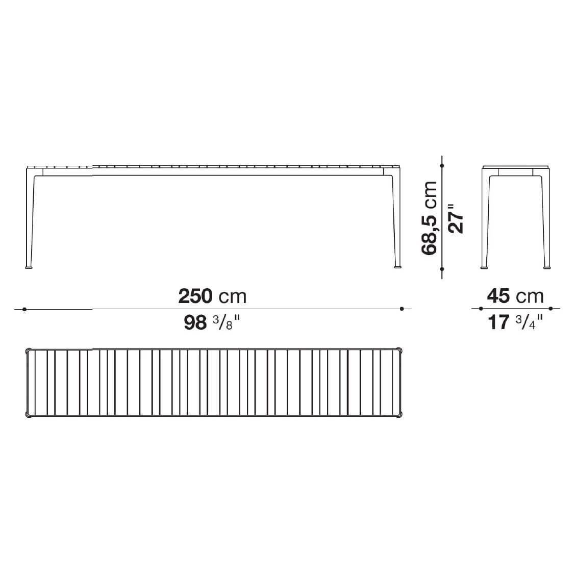 Consola Mirto Outdoor Iroko - B&B Italia Outdoor&B_Italia_4 Consola Mirto Outdoor Iroko - B&B Italia Outdoor