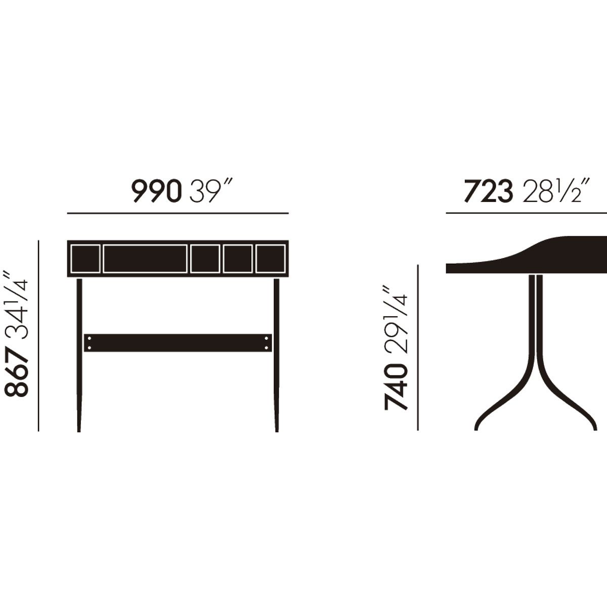 Escritorio Home Desk - Vitra Escritorio Home Desk - Vitra