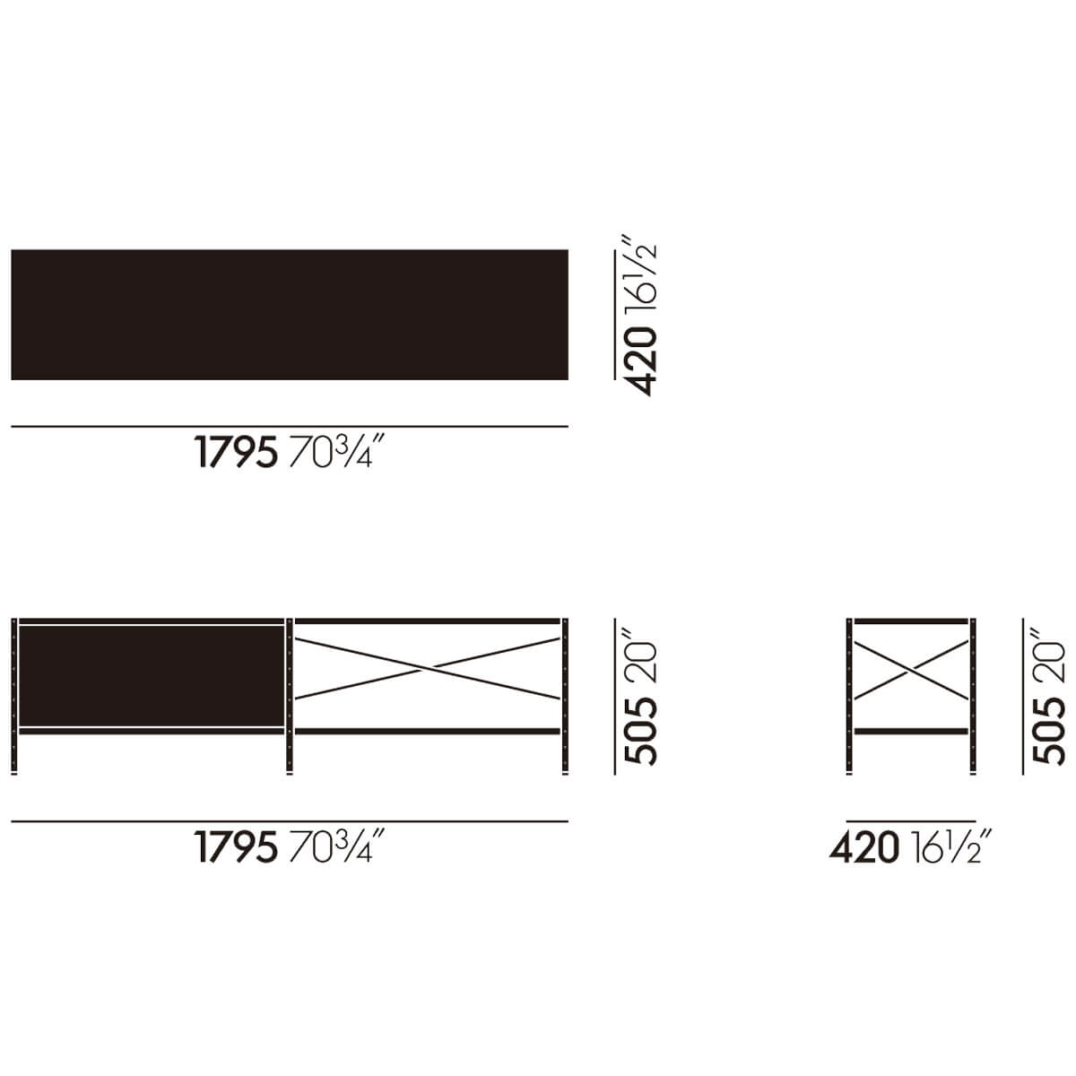 Estantería Eames 1 AA - Vitra