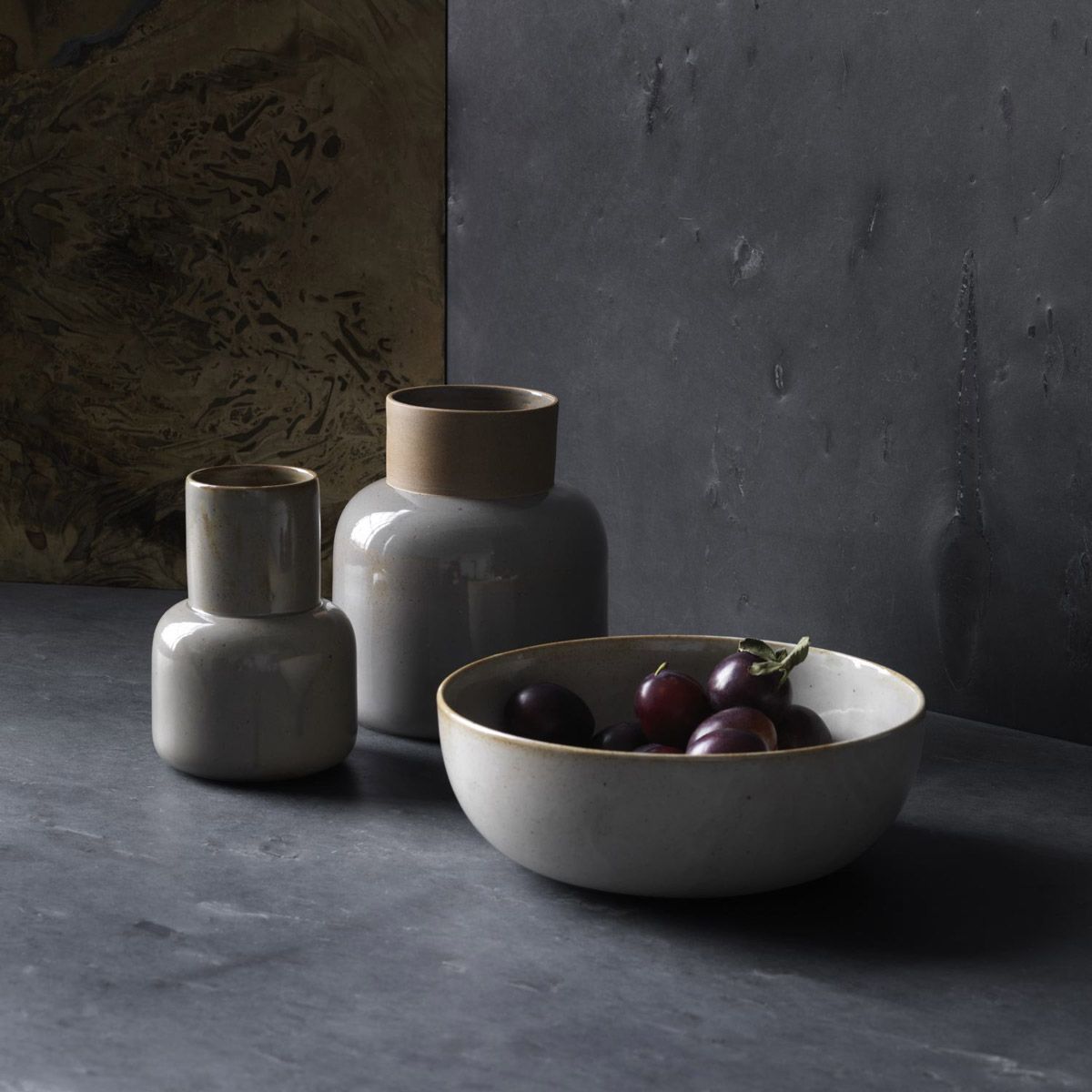Jarrón Earthenware de Cecilie Manz editada por Fritz Hansen