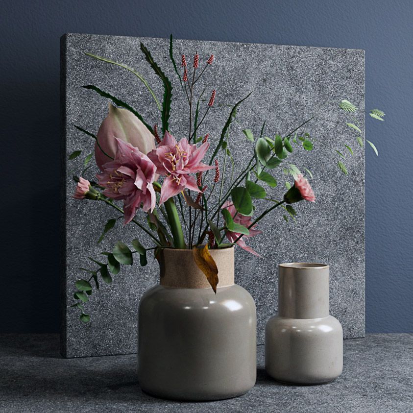 Jarrón Earthenware de Cecilie Manz editada por Fritz Hansen