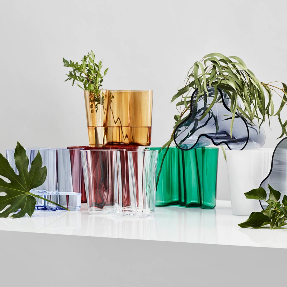 Jarrón Alvar Aalto 160 Cranberry - iitala Jarron Alvar Aalto 160 Rojo - iittala