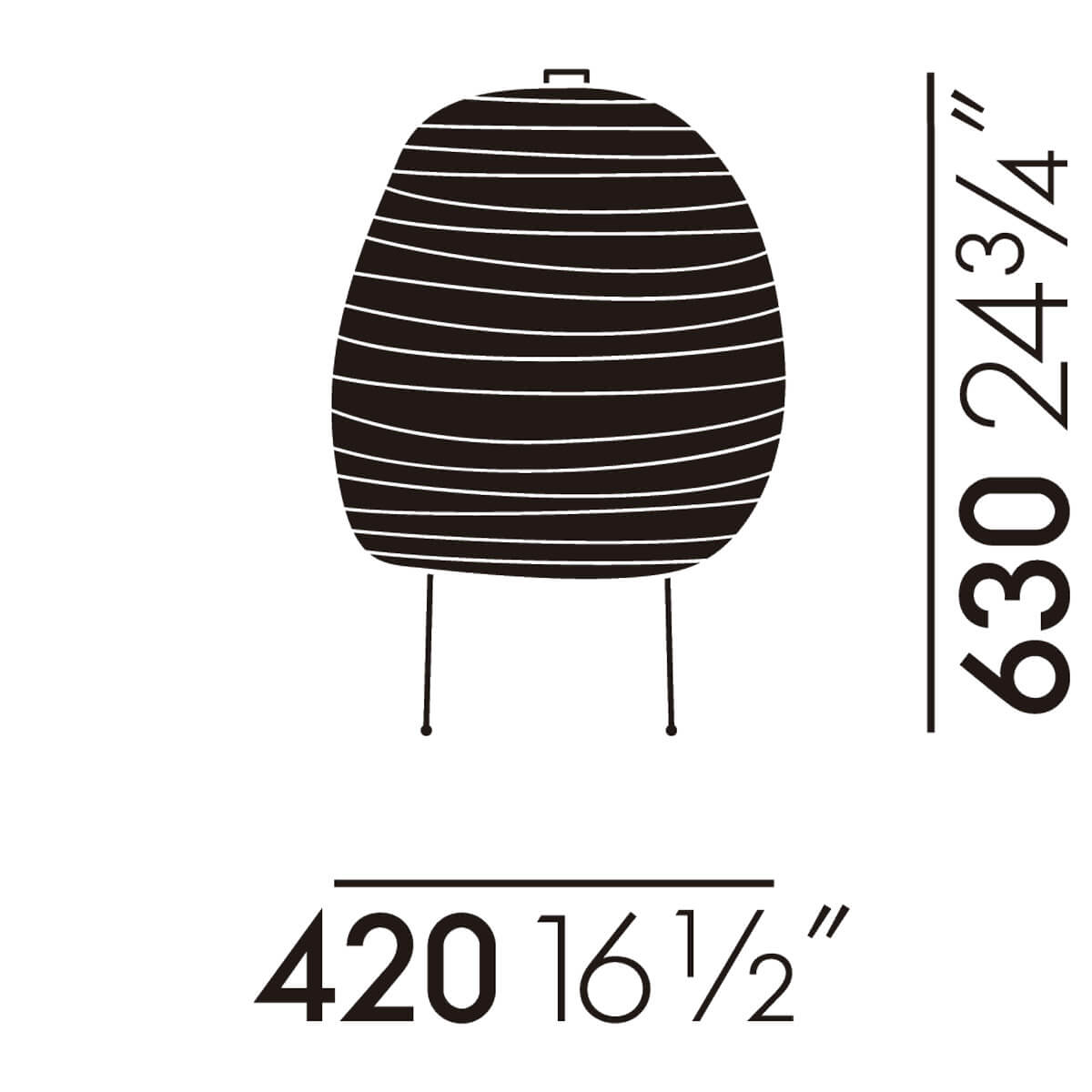 Lámpara Akari 20N - Vitra