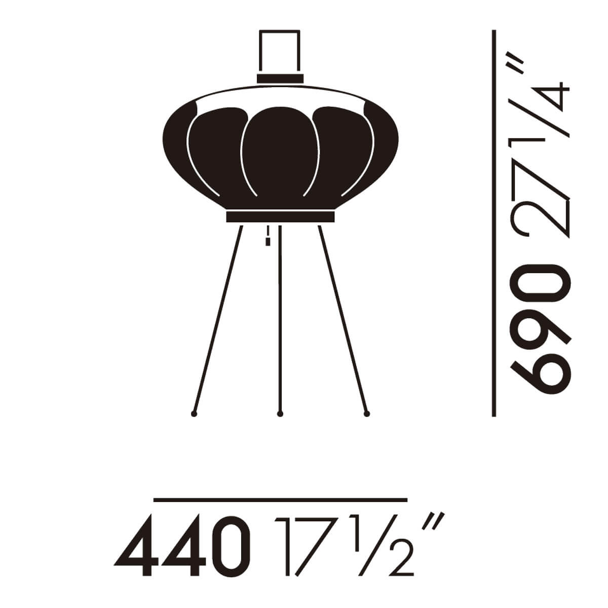 Lámpara Akari 9AD - Vitra Lámpara Akari 9AD - Vitra
