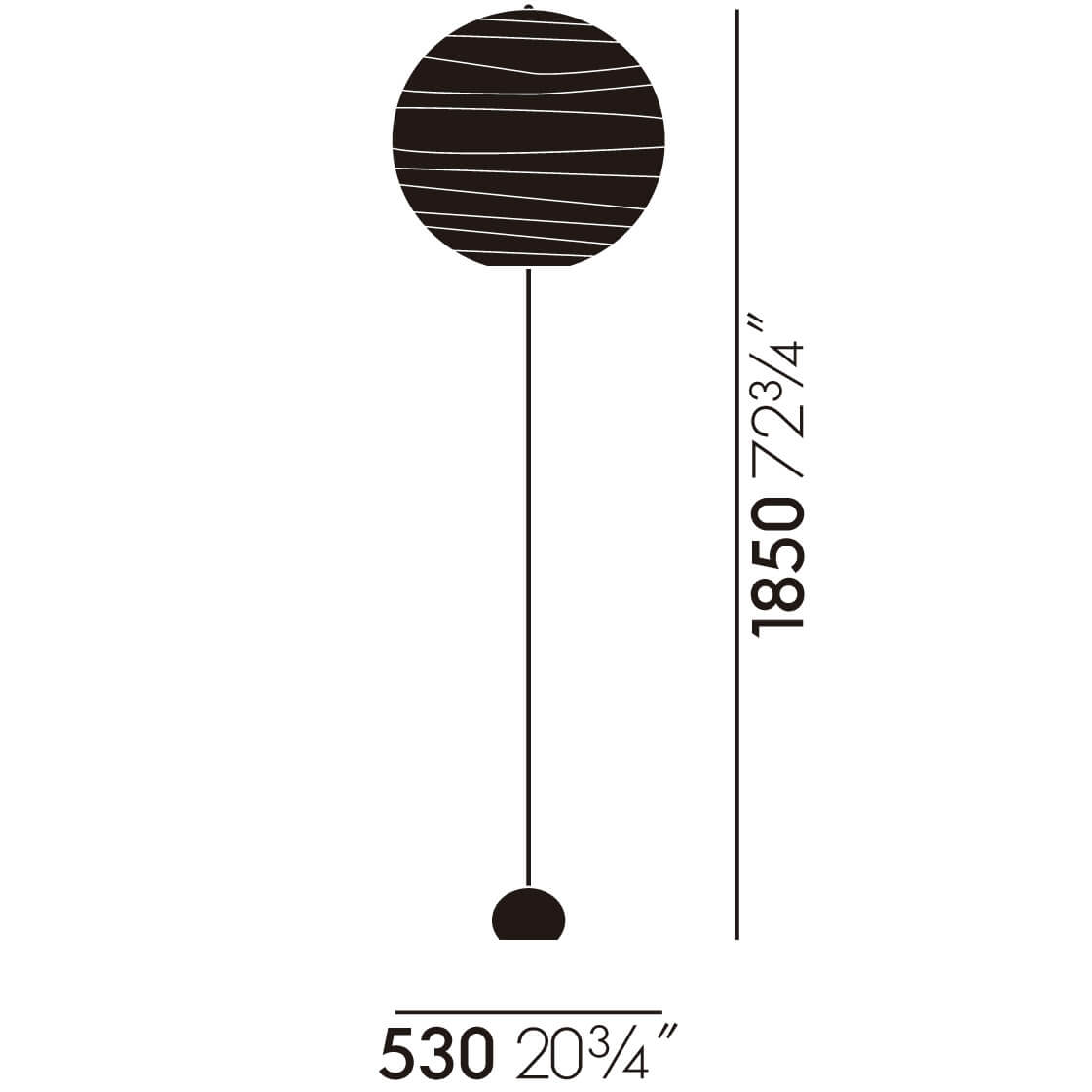 Lámpara Akari BB3-55DD - Vitra Lámpara Akari BB3-55DD - Vitra