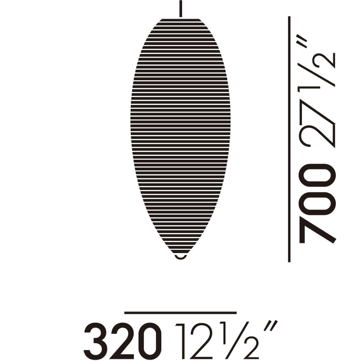Lámpara Akari 23A - Vitra