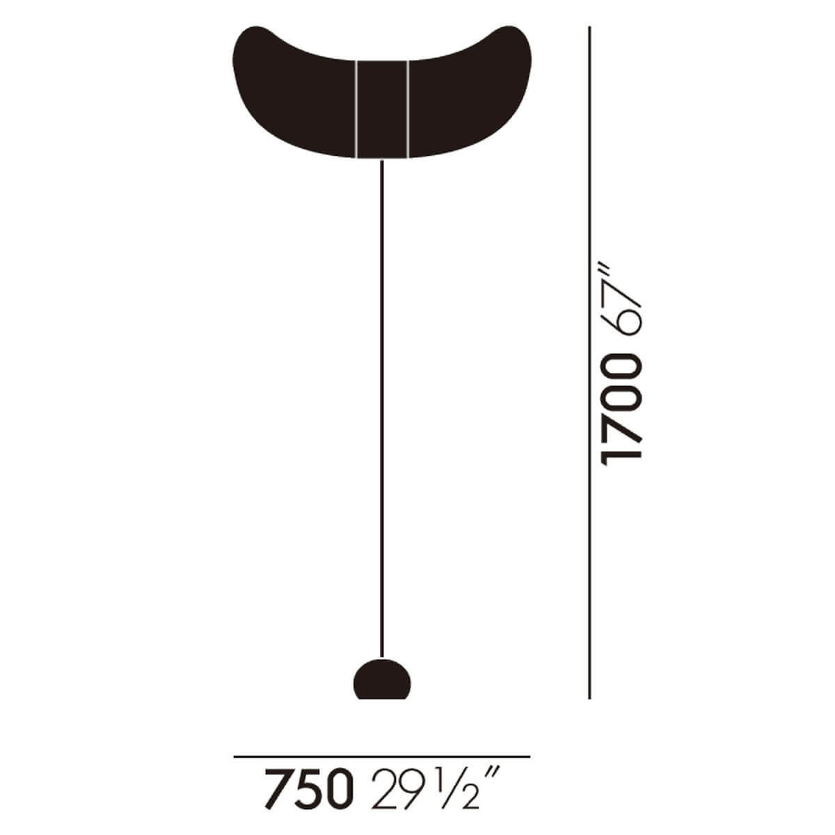Lámpara Akari BB3-33S - Vitra