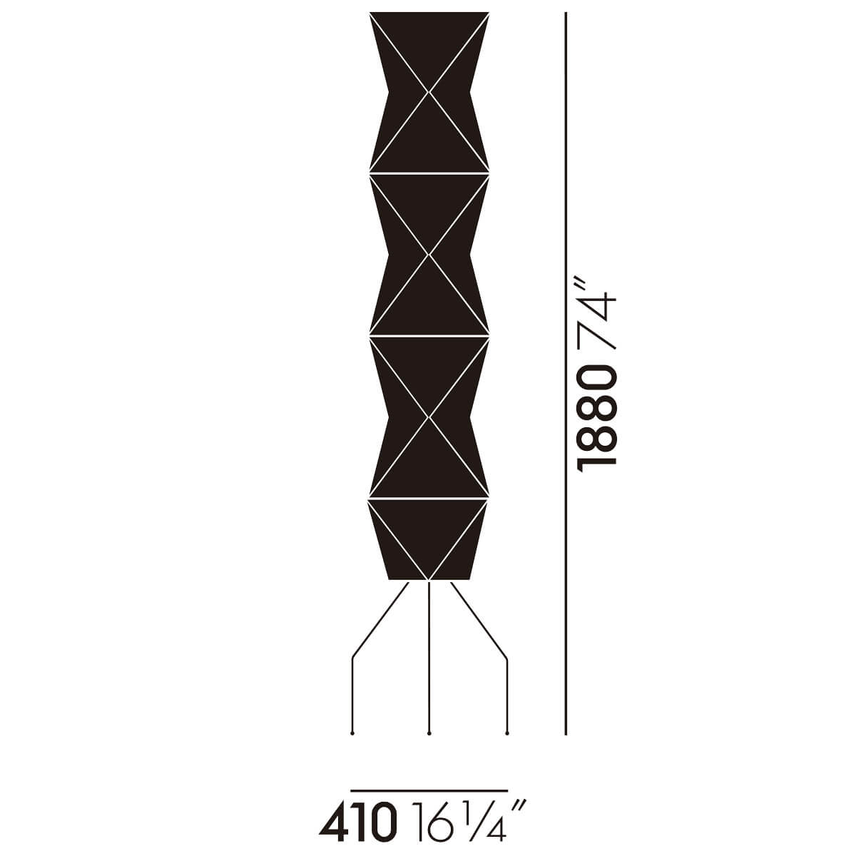 Lámpara Akari UF4-L8 - Vitra