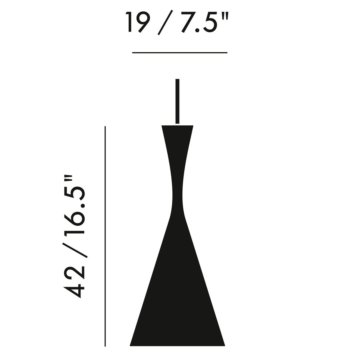 Lámpara Beat Tall - Tom Dixon