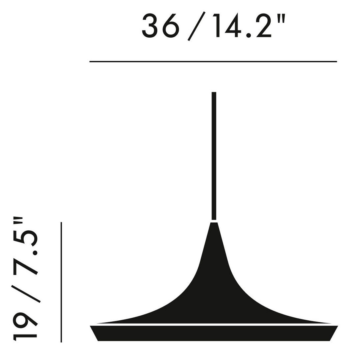 Lámpara Beat Wide - Tom Dixon