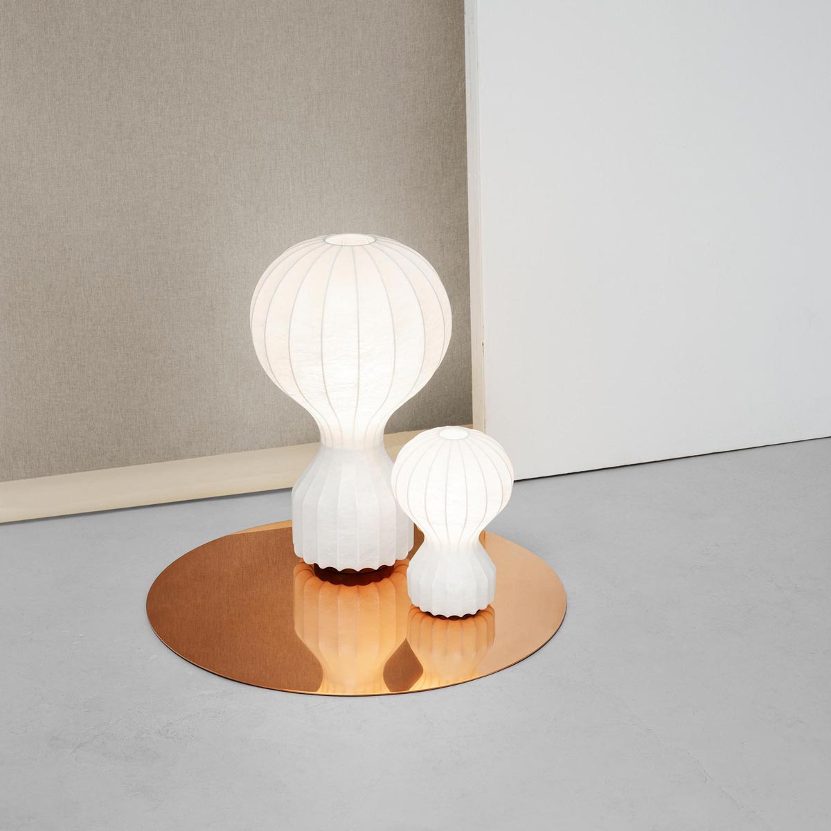 Lámpara Gatto diseñada por Achille Castiglioni - Flos