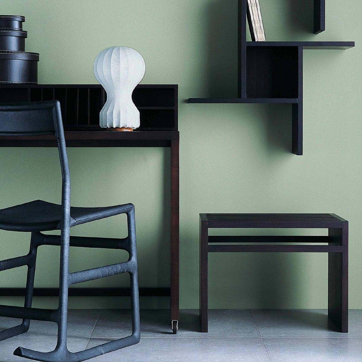 Lámpara Gatto diseñada por Achille Castiglioni - Flos