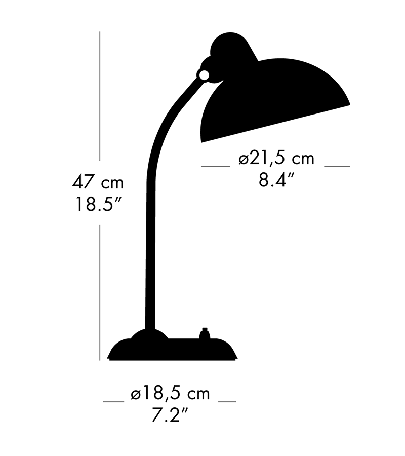 Lámpara Kaiser Idell 6556T - Fritz Hansen Lámpara Kaiser Idell 6556T - Fritz Hansen
