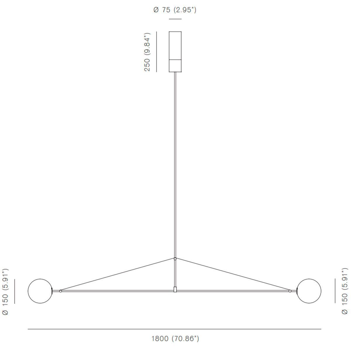 Lámpara Mobile Chandelier 2 - Michael Anastassiades