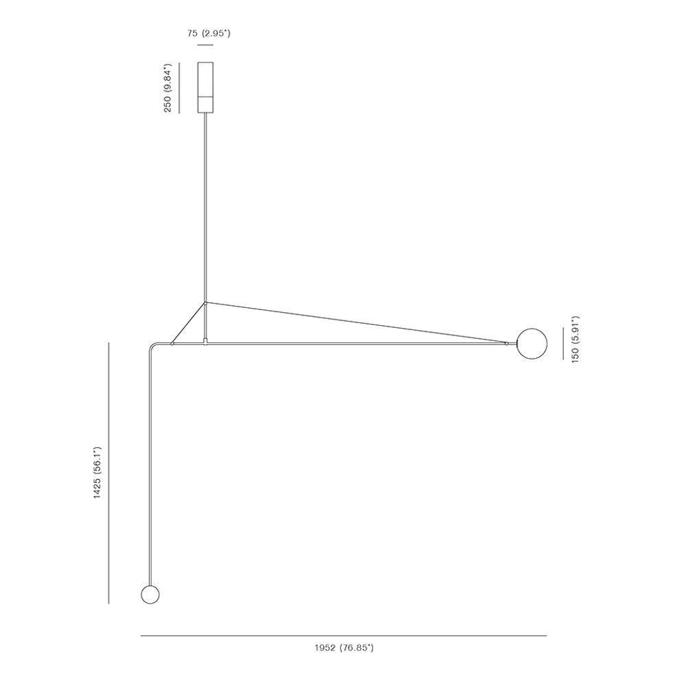 Lámpara Mobile Chandelier 4 - Michael Anastassiades Lámpara Mobile Chandelier 4 - Michael Anastassiades