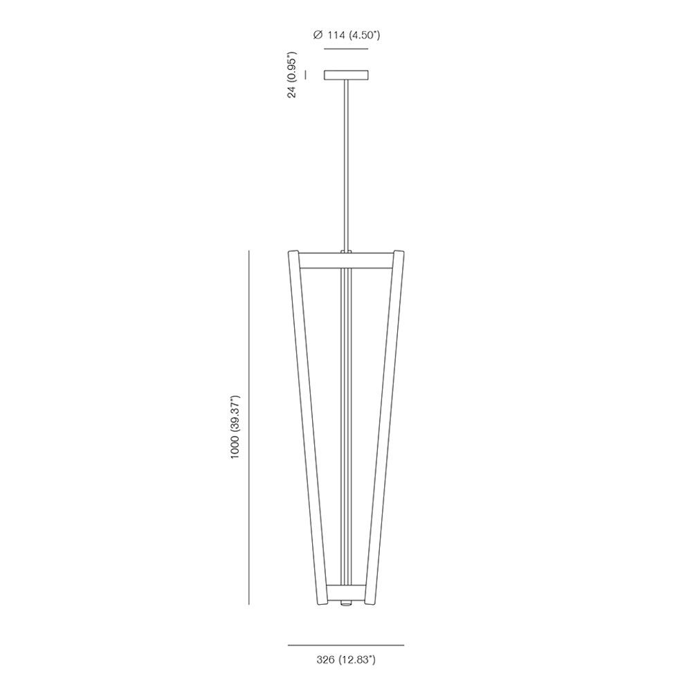Lámpara Tube Chandelier - Michael Anastassiades