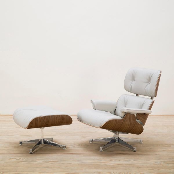 Lounge Chair & Ottoman Nogal/Barro - Vitra (copia)