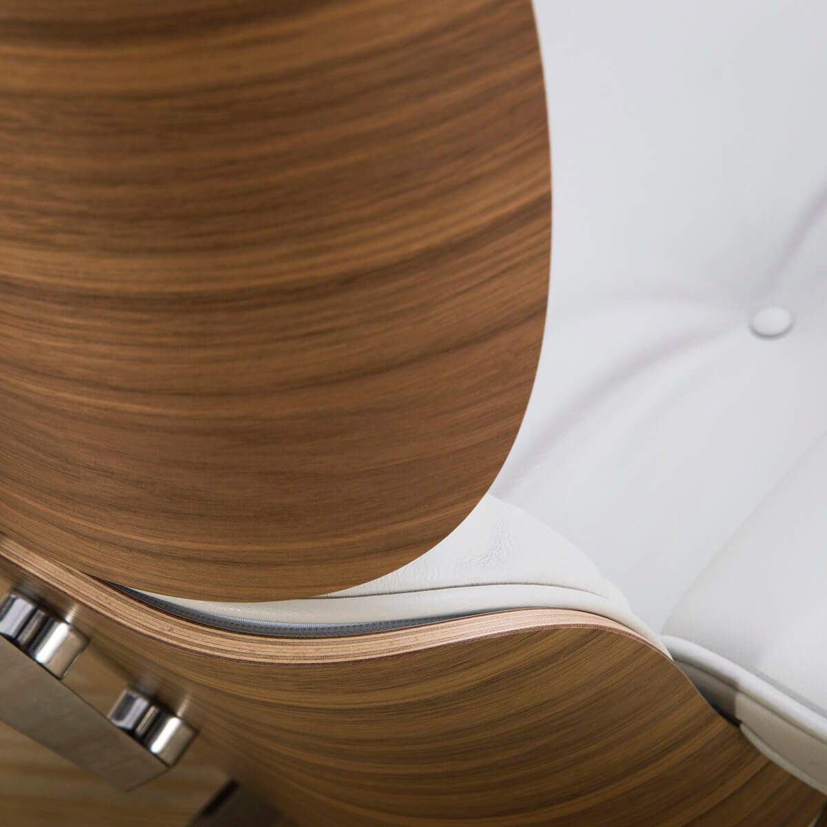 Lounge Chair & Ottoman Nogal blanco - Vitra Lounge Chair & Ottoman Nogal blanco - Vitra