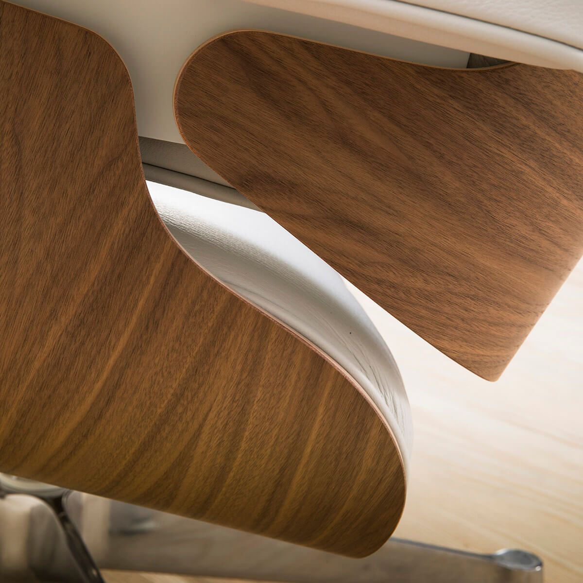 Lounge Chair & Ottoman Nogal blanco - Vitra Lounge Chair & Ottoman Nogal blanco - Vitra