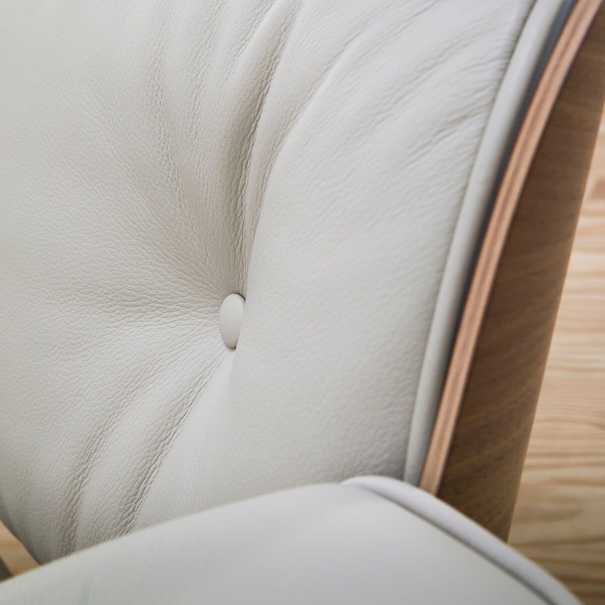 Lounge Chair & Ottoman Nogal blanco - Vitra Lounge Chair & Ottoman Nogal blanco - Vitra