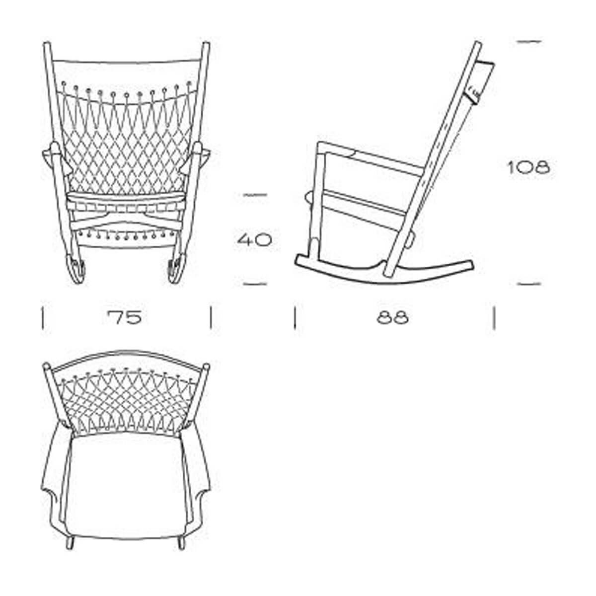 Mecedora pp124 - PP Møbler