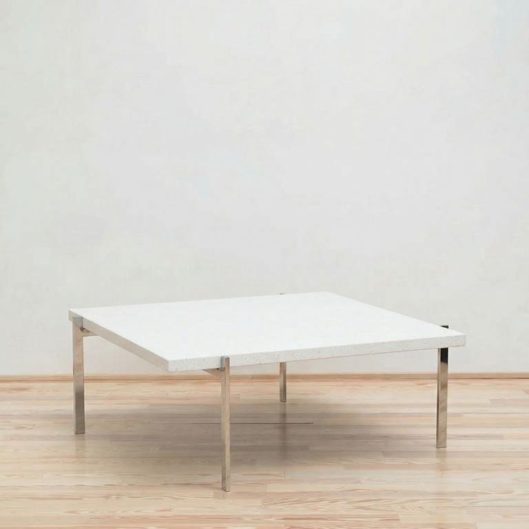 Mesa PK61 Mármol Blanco - Fritz Hansen