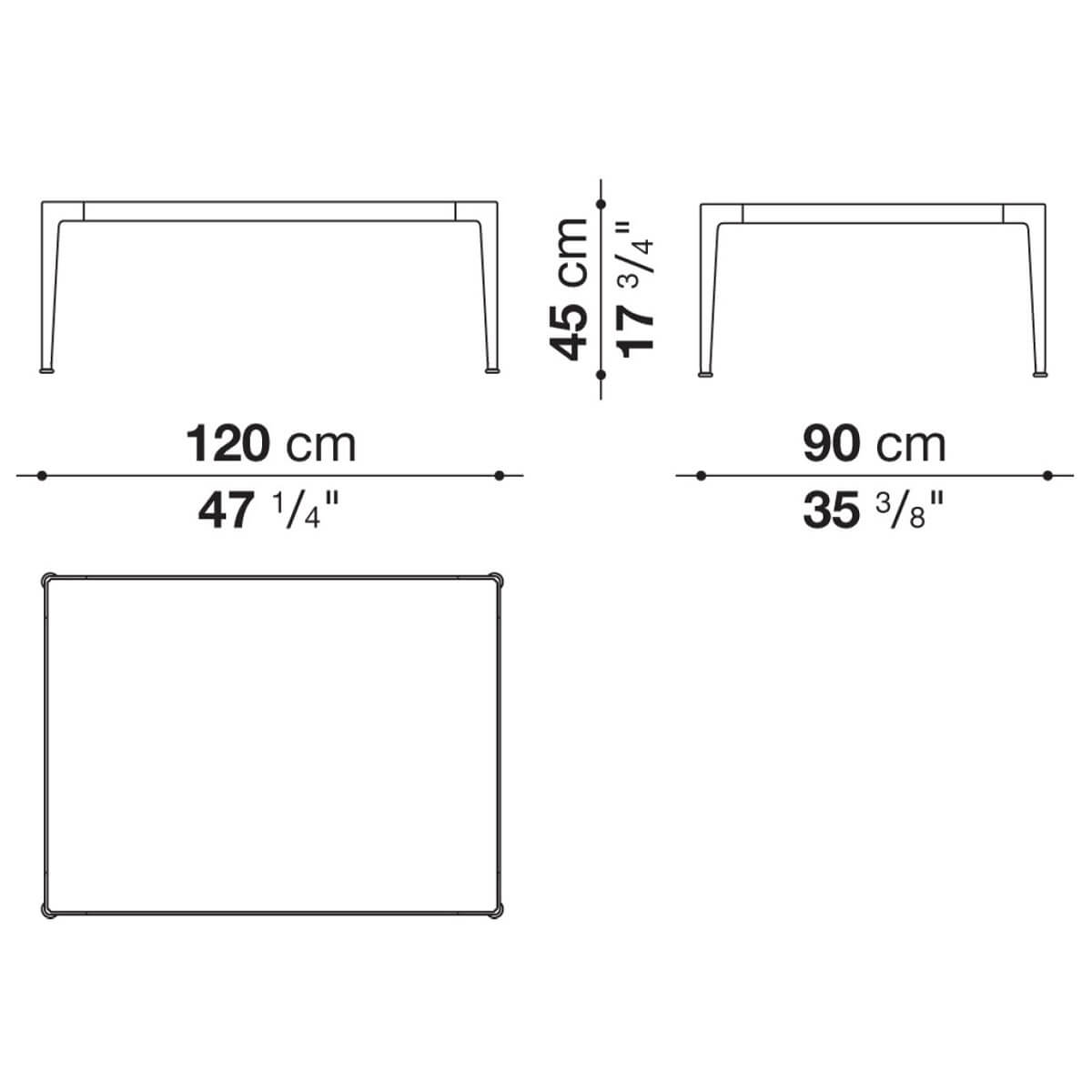 Mesa auxiliar Mirto Outdoor - B&B Italia Outdoor