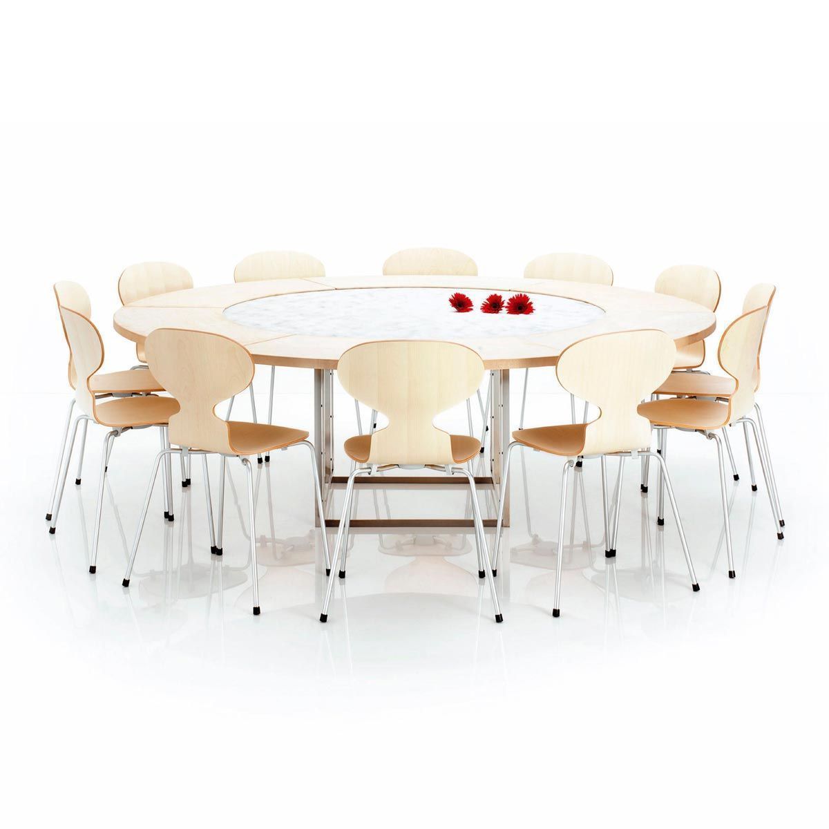 Mesa PK54A Blanco - Fritz Hansen Mesa PK54A Blanco - Fritz Hansen
