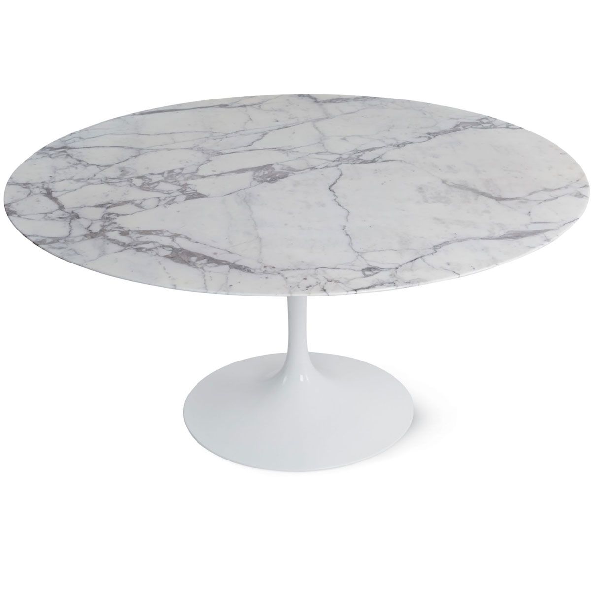 Mesa Tulip Saarinen Round mármol - Knoll
