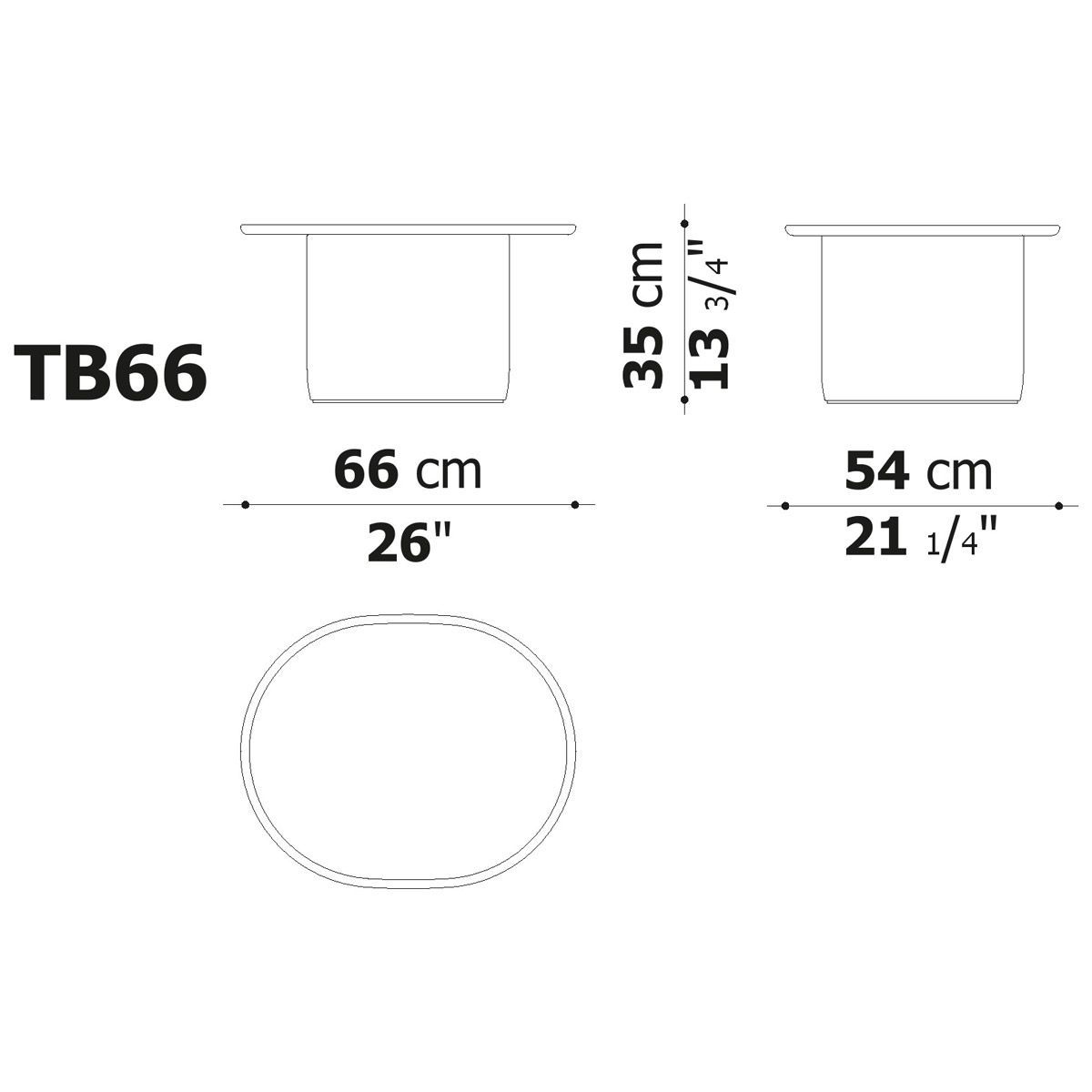 Mesa auxiliar Button TB66 - B&B Italia Mesa auxiliar Button TB66 - B&B Italia