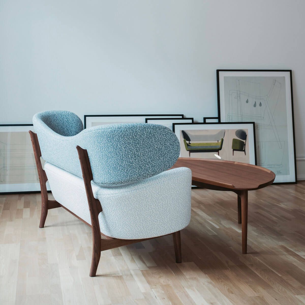 Mesa auxiliar Cocktail madera - House of Finn Juhl