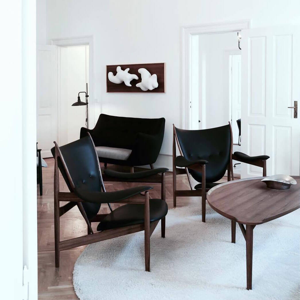 Mesa auxiliar Cocktail madera - House of Finn Juhl