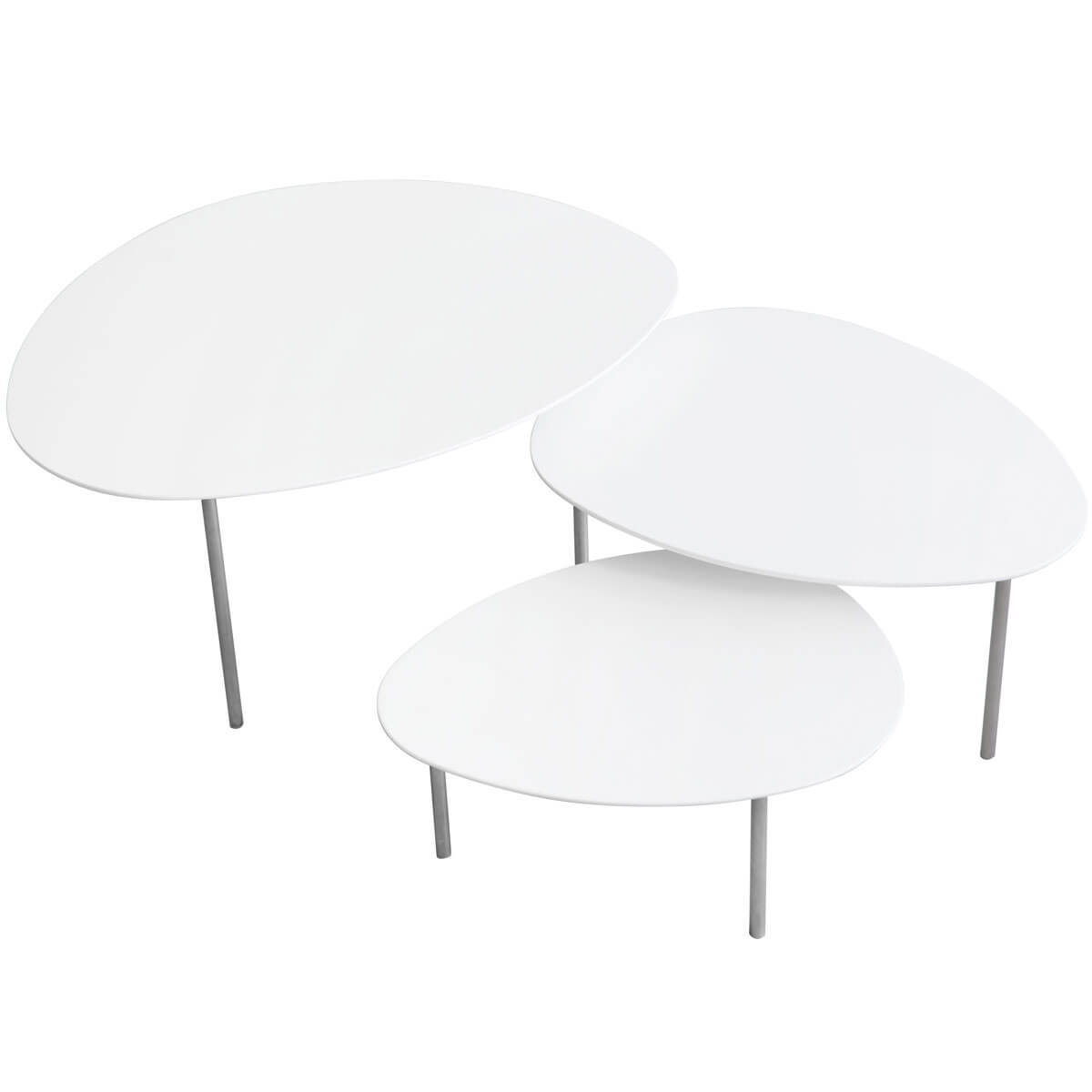 Mesa auxiliar Eclipse Blanco lacado - Stua Mesa auxiliar Eclipse Blanco lacado - Stua