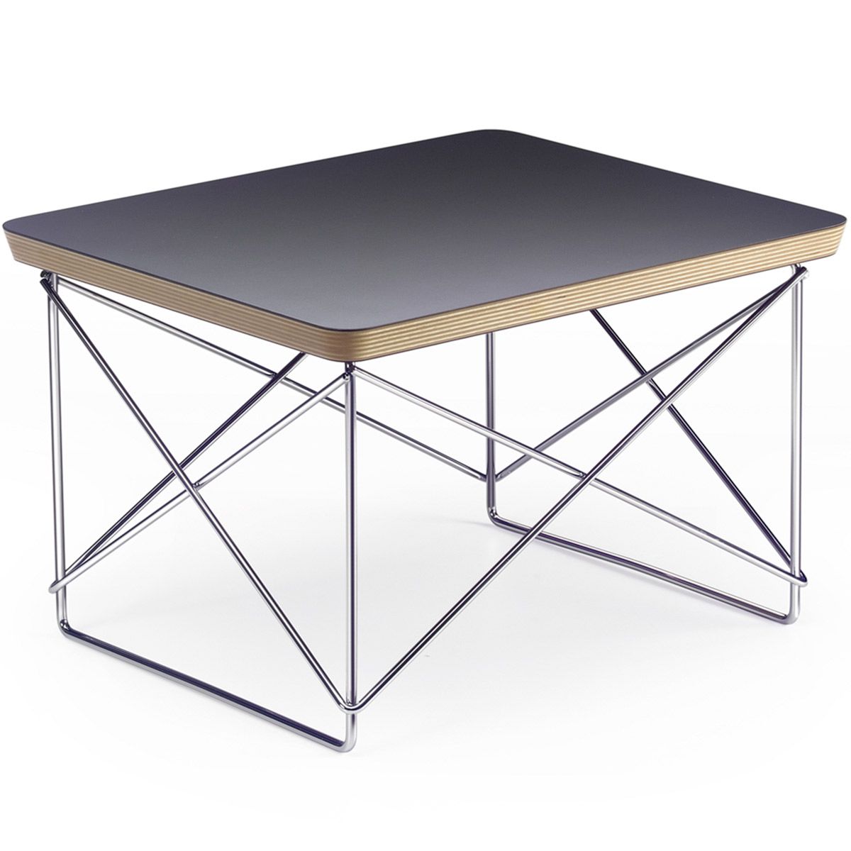 Mesa auxiliar Occasional Table LTR Negro Cromado - Vitra Mesa auxiliar LTR Negro cromado Stock - Vitra