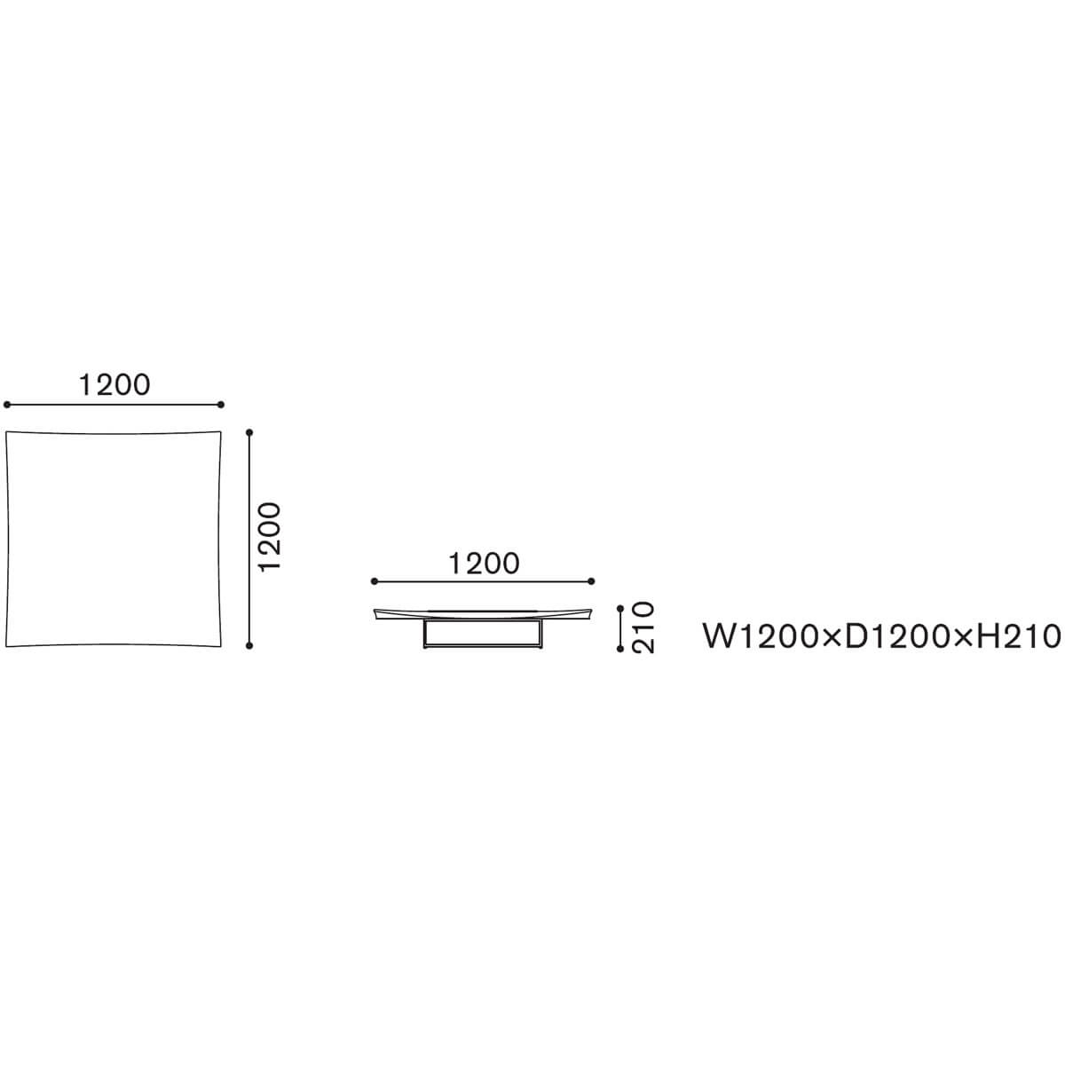Mesa baja JK Table 120 cm - Ritzwell