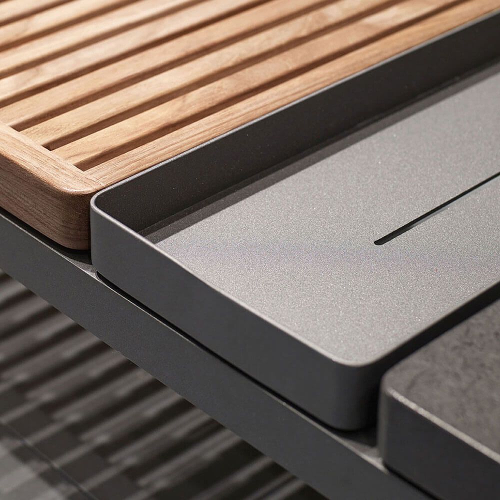 Mesa de café rectangular Grid - Gloster