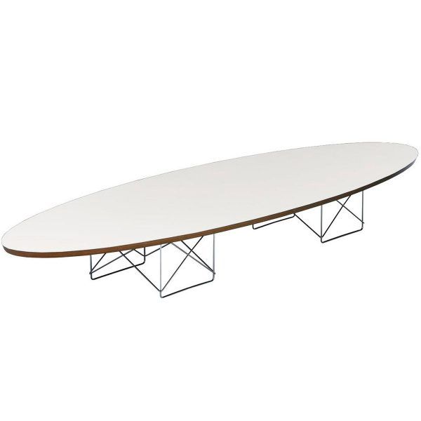 Mesa centro Elliptical Table HPL negro - Vitra (copia)