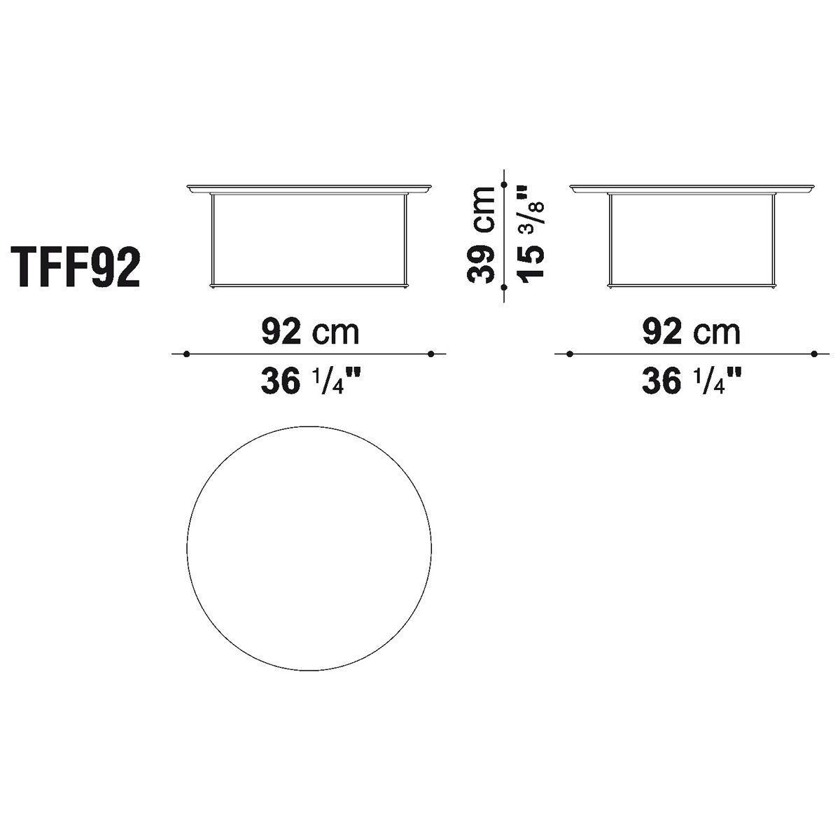 Mesita Fat-Fat 92 - B&B Italia