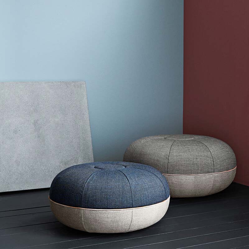 Pouf Cecilie Manz editado por Fritz Hansen