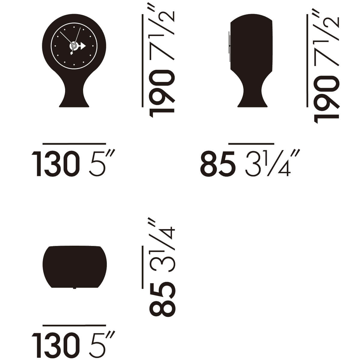 Reloj Ceramic Clock Model 1 - Vitra Reloj Ceramic Clock Model 1 - Vitra